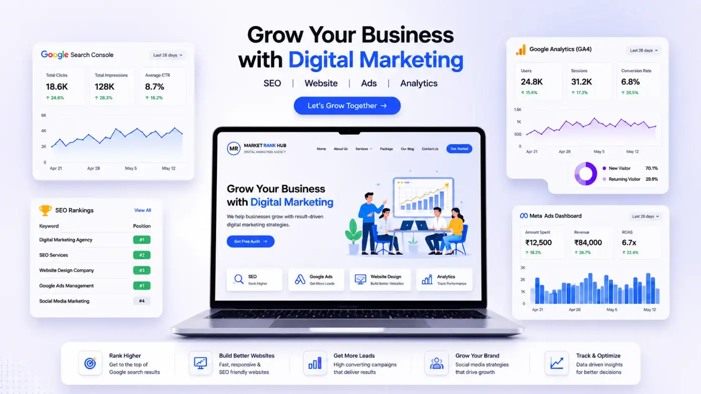 Market Rank Hub - Best Digital Marketing Agency in Noida (Delhi NCR)